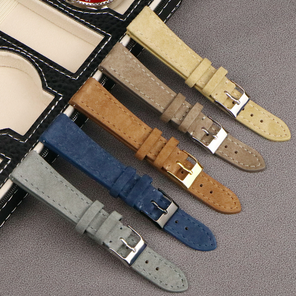 Suede Strap Watch - Cinturino per orologio in pelle scamosciata