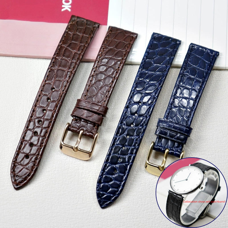 Cartier Watch Santos - Sottile coccodrillo cinturino in vera pelle