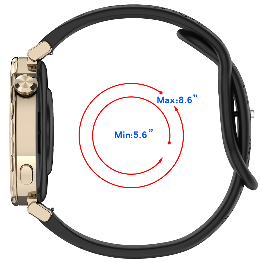 Cinturino in silicone con fior - Silicone Watch Band 22Mm recensione e prezzo