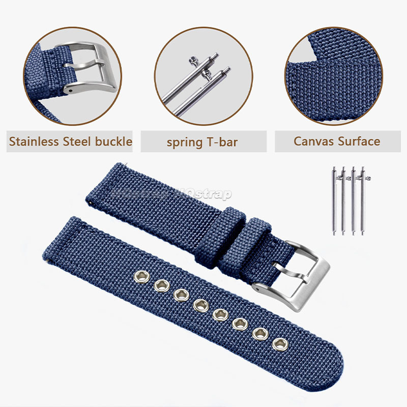 Cinturino in nylon 18mm 20mm 2 - Nato Strap Nylon recensione e prezzo