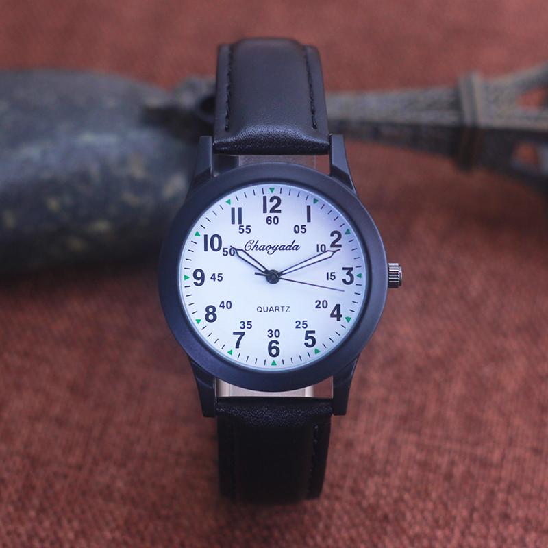 Chaoyada moda uomo ragazzi cin - Leather Watch Band Men recensione e prezzo