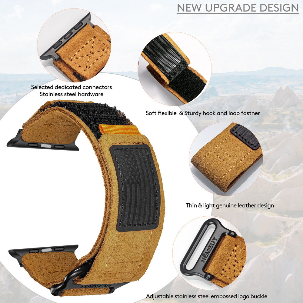 Cinturino per Apple Watch SE10 - Suede Strap Watch recensione e prezzo